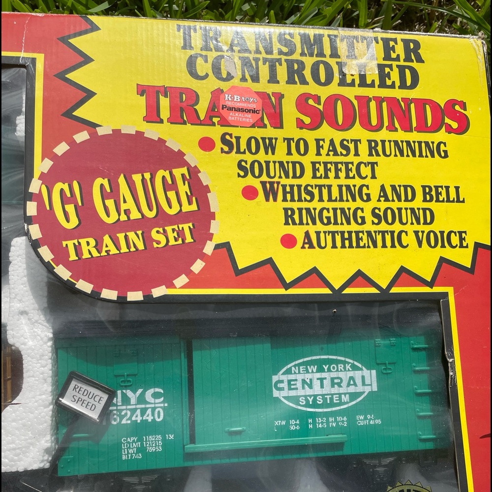 Vintage-Toy trainset-in the family forever-ready to sell.Little ones are gone